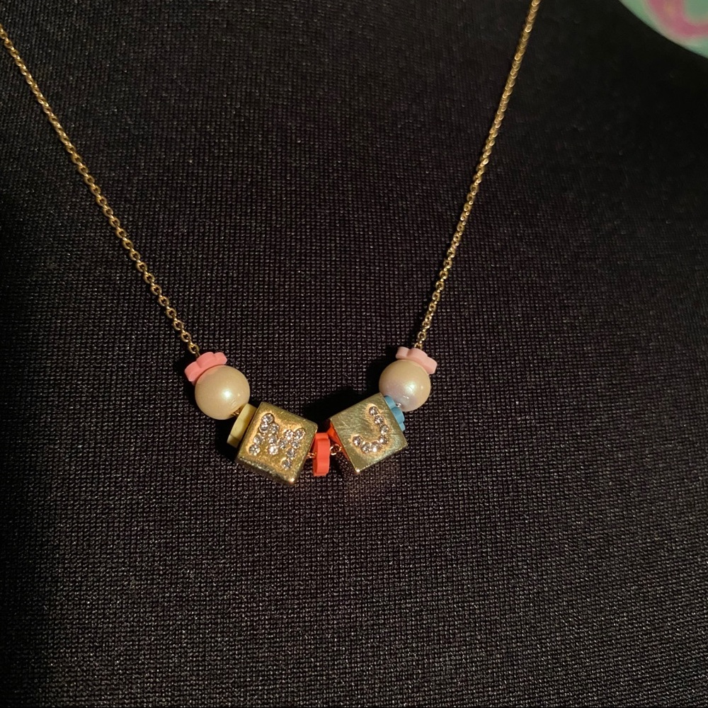 Marc Jacobs MJ bead necklace